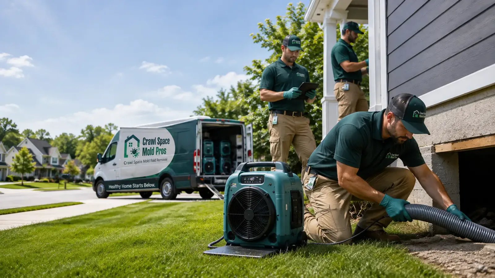 Crawl Space Mold Removal in Sawyer, ND